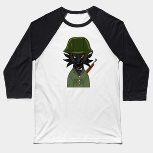 BussyWolves Soldier wolf Baseball T-Shirt